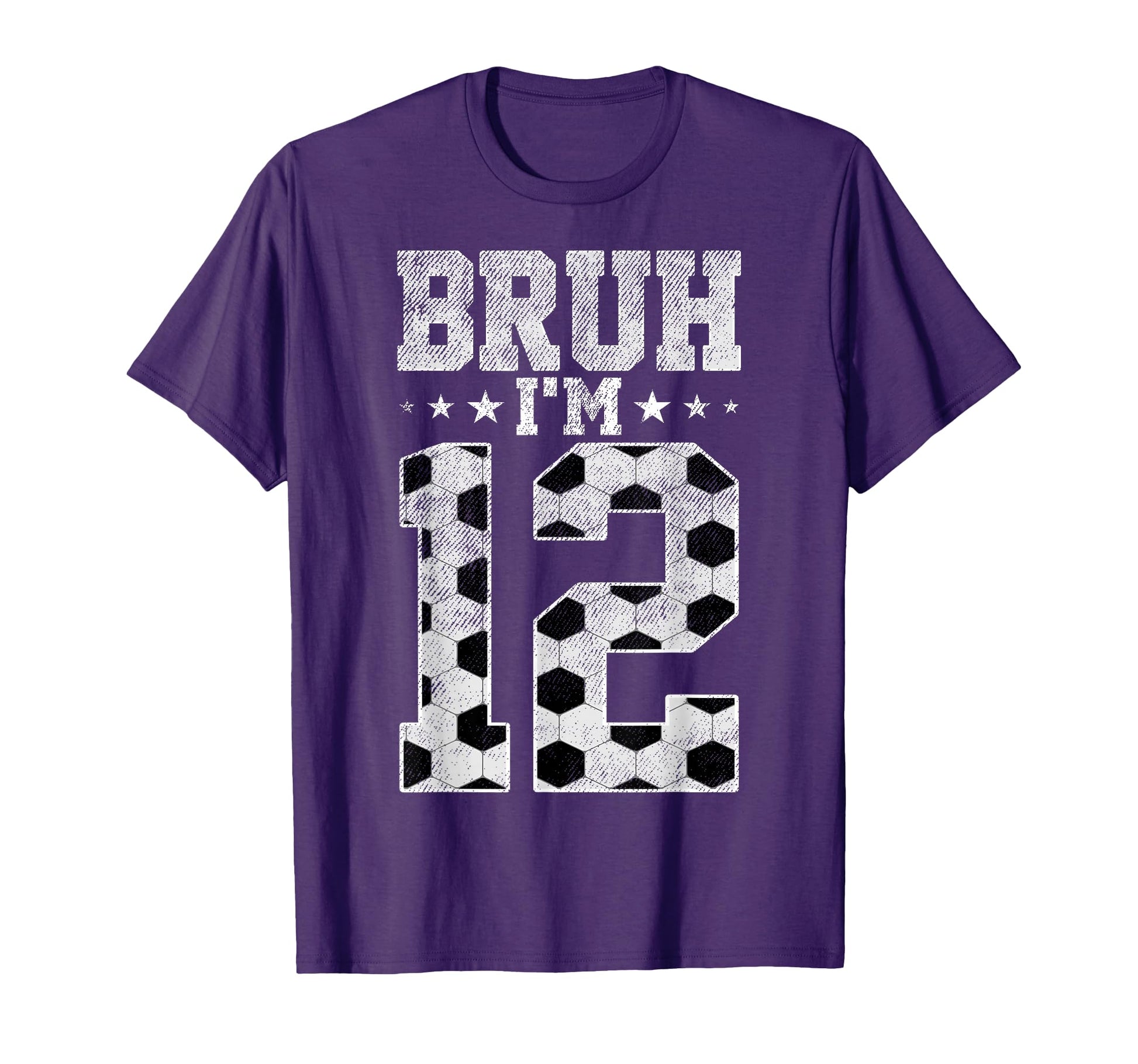 Bruh 12Th Birthday Soccer Bruh Im 12 T-Shirt - Aesthetic Graphic Men Women - T-Shirt, Sweatshirt, Hoodie
