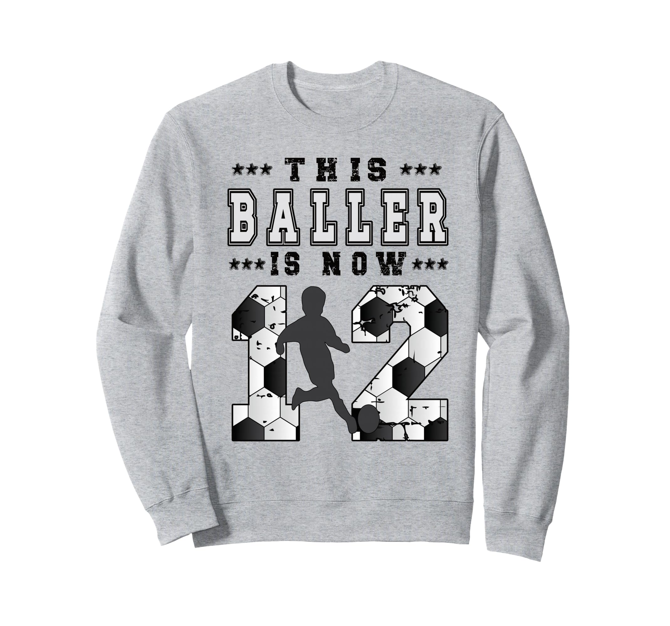 12Th Birthday Soccer Twelve Year Old Sweatshirt - Graphic Print Men Women - T-Shirt, Sweatshirt, Hoodie