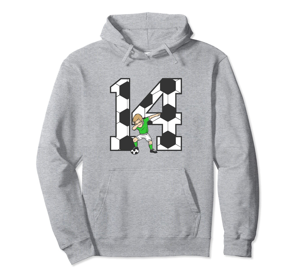 14 Year Old Soccer Player 14Th Hoodie - Minimalist Print for Adults - T-Shirt, Sweatshirt, Hoodie