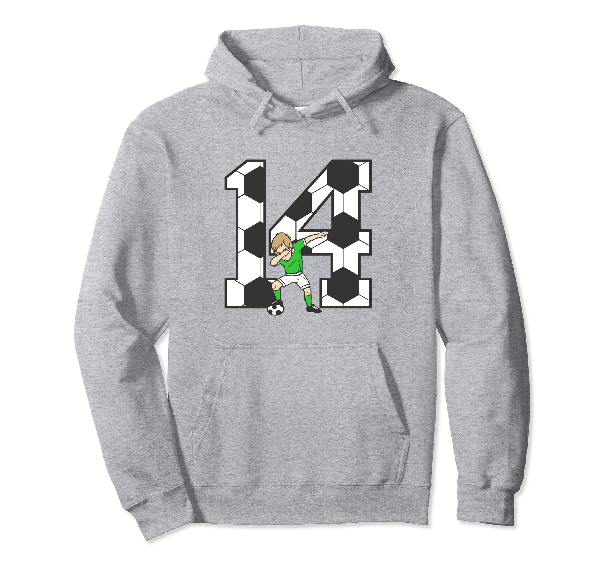 14 Year Old Soccer Player 14Th Hoodie - Minimalist Print for Adults - T-Shirt, Sweatshirt, Hoodie