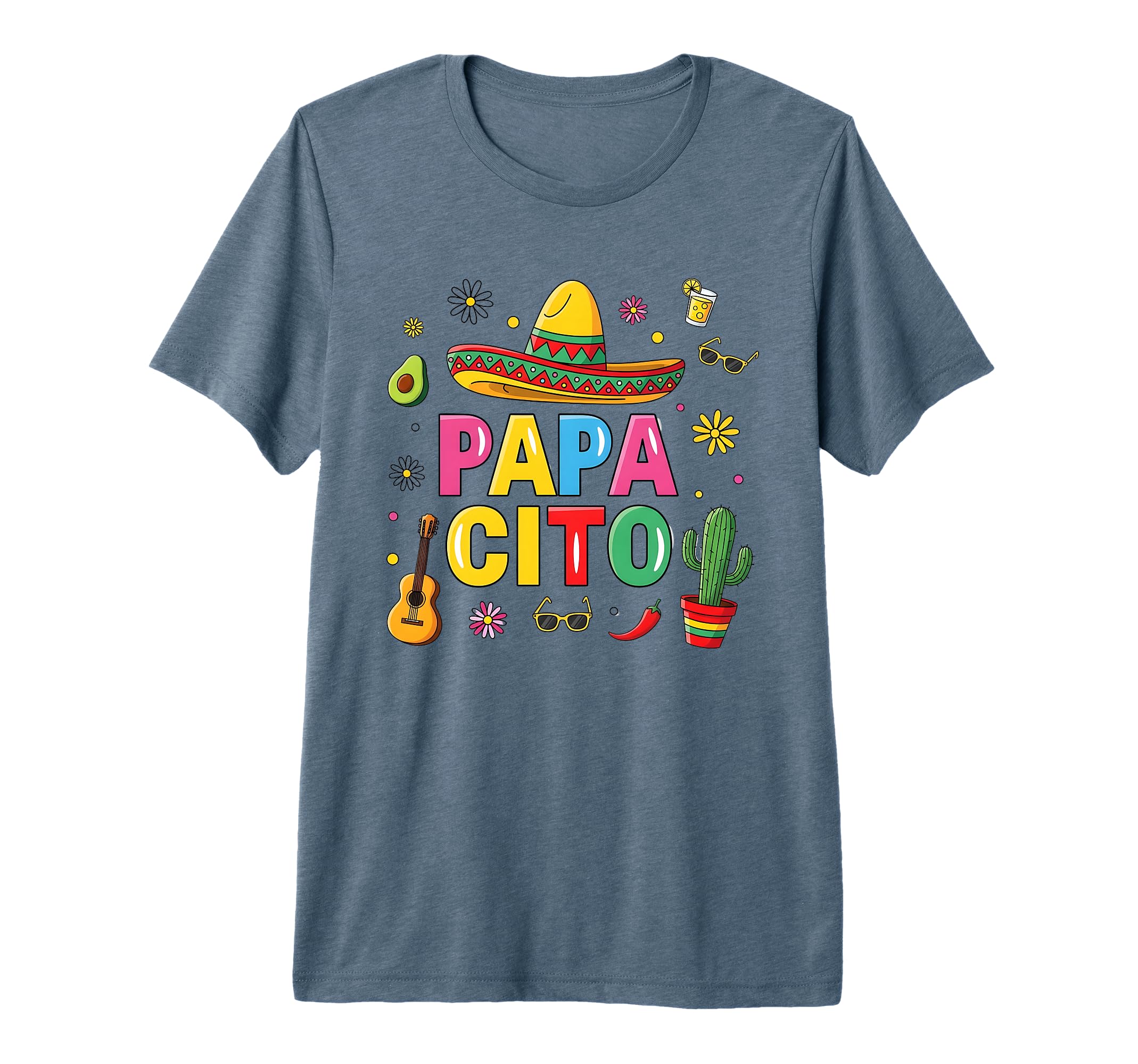 Papacito Family Sombrero Cinco De Mayo T-Shirt - Minimalist Print Unisex - T-Shirt, Sweatshirt, Hoodie