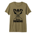Mens Rowing Father Rowing Dad Enthusiast T-Shirt - Trendy Graphic Unisex - T-Shirt, Sweatshirt, Hoodie