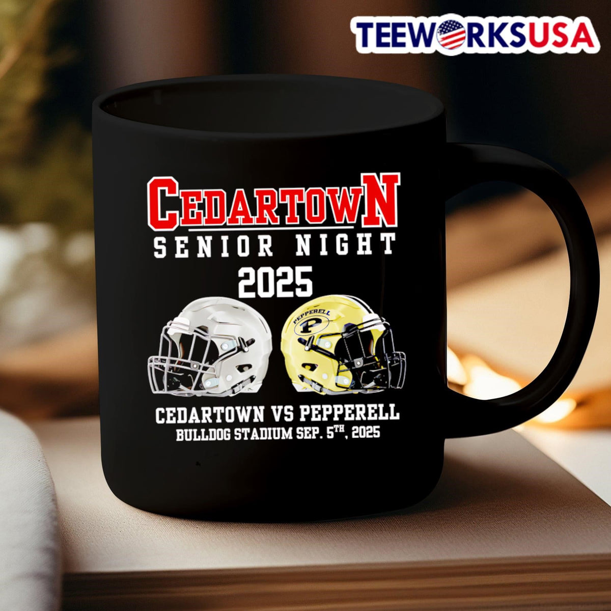 Cedartown Senior Night 2025 vs Pepperell - Adult & Kids T-Shirts, Sweatshirts & Hoodies apparel design preview 3
