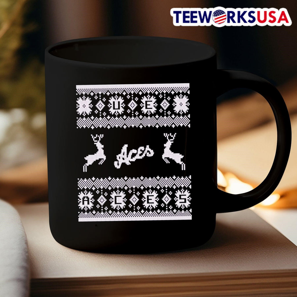 Evansville Aces ugly Christmas - Adult & Kids T-Shirts, Sweatshirts & Hoodies apparel design preview 3