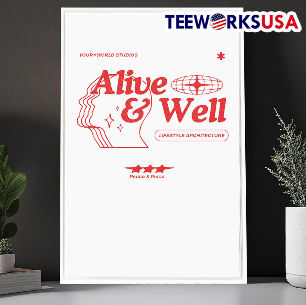 Alive and well lifestyle architecture - Adult & Kids T-Shirts, Sweatshirts & Hoodies apparel design preview 6