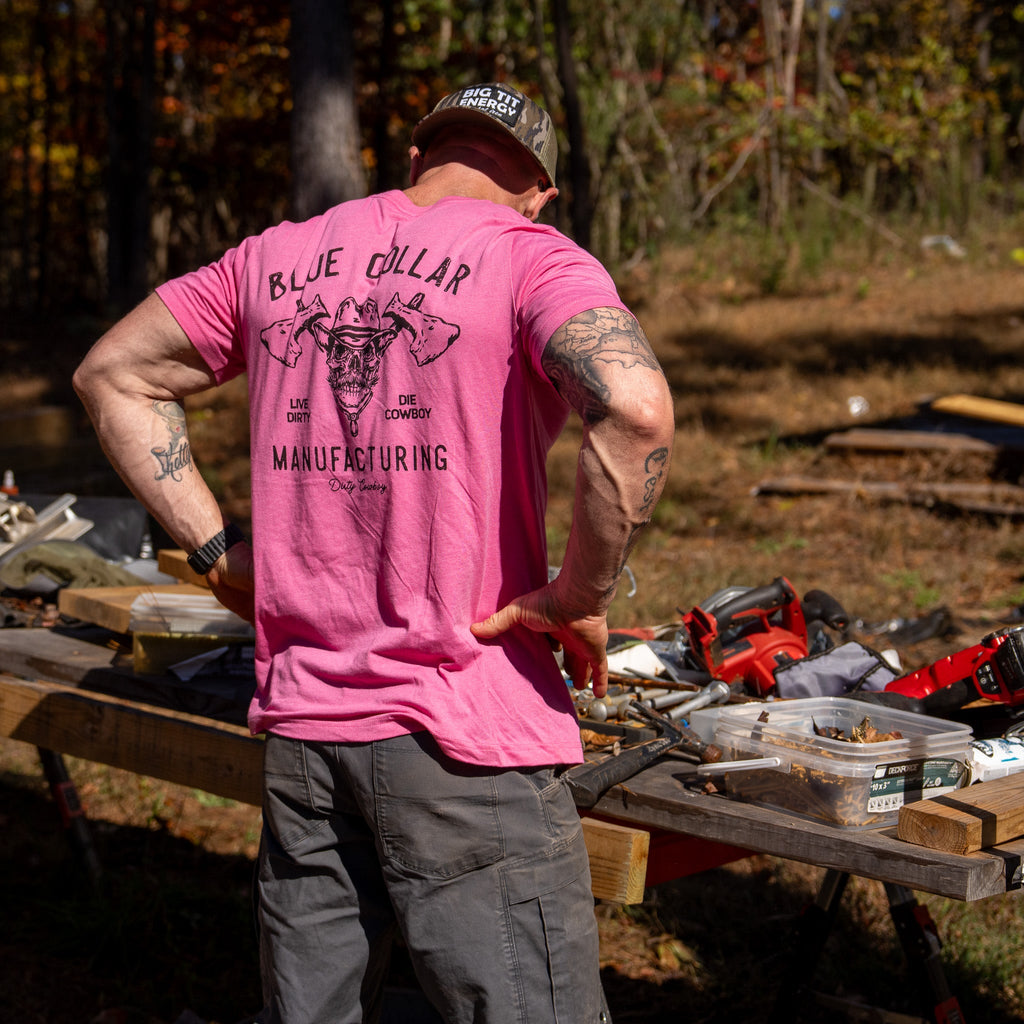 Blue Collar Hatchet Men's - Adult & Kids T-Shirts, Sweatshirts & Hoodies apparel design preview 5