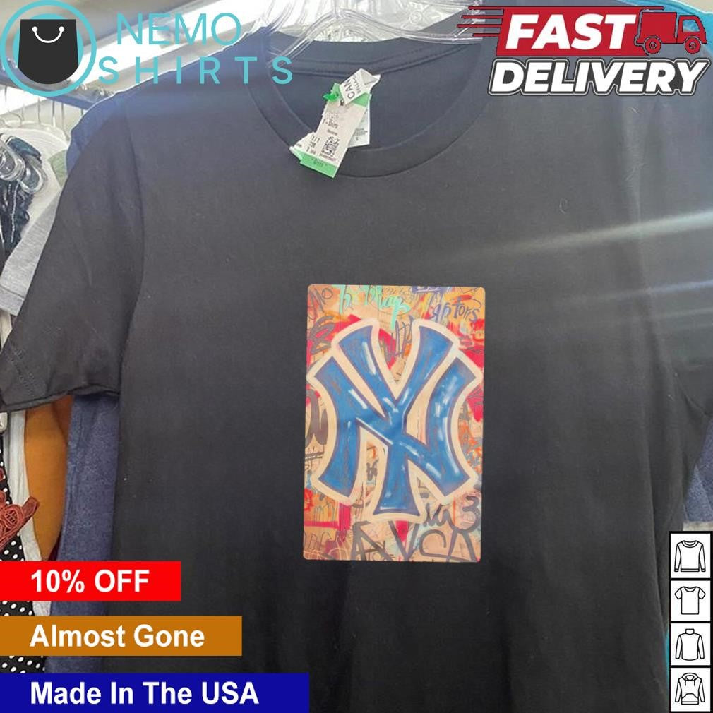 New York Yankees logo tag graffiti - Adult & Kids T-Shirts, Sweatshirts & Hoodies apparel design preview 5