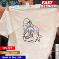 Buffalo Bills Josh Allen hugs dolphin - Adult & Kids T-Shirts, Sweatshirts & Hoodies apparel design preview 1