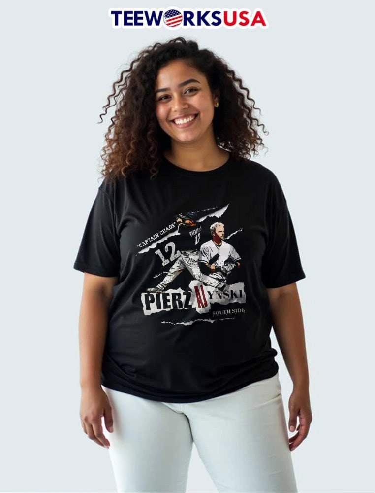 Captain Chaos South Side 12 Aj Pierzynski Baseball - Adult & Kids T-Shirts, Sweatshirts & Hoodies apparel design preview 3