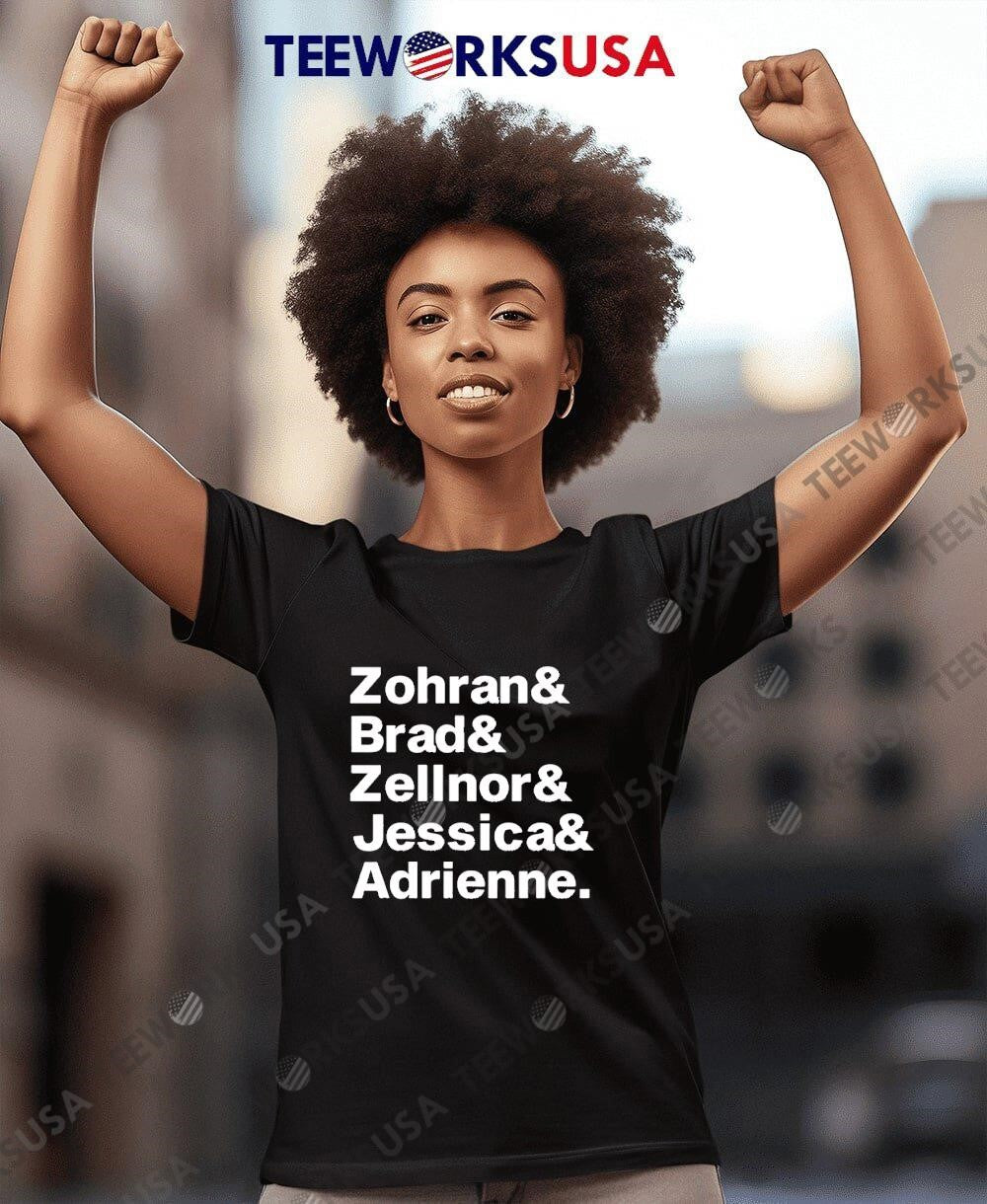 Zohran and brad zellnor jessica adrienne - Adult & Kids T-Shirts, Sweatshirts & Hoodies apparel design preview 7