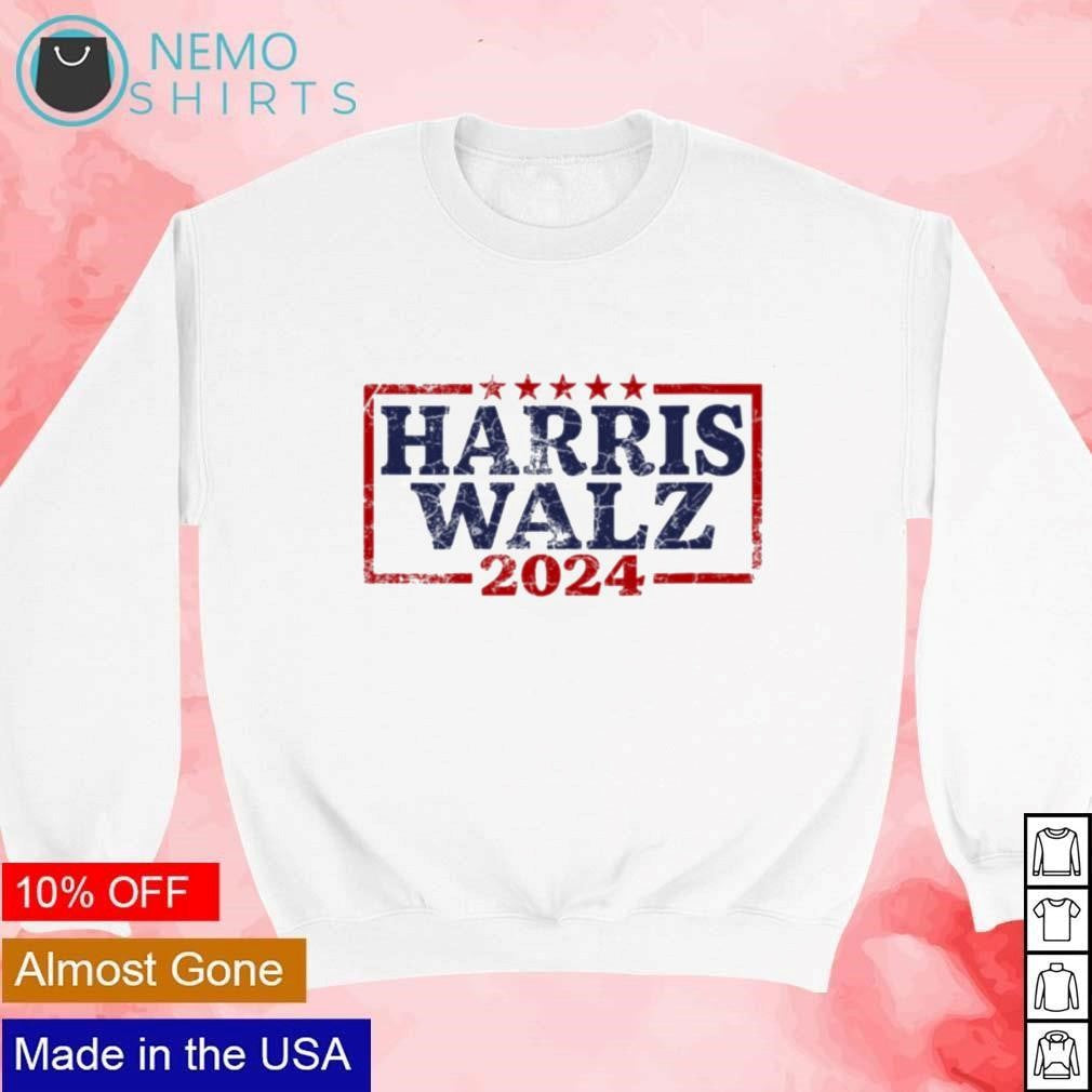 Lisa Guerrero wearing Harris Walz 2024 - Adult & Kids T-Shirts, Sweatshirts & Hoodies apparel design preview 4