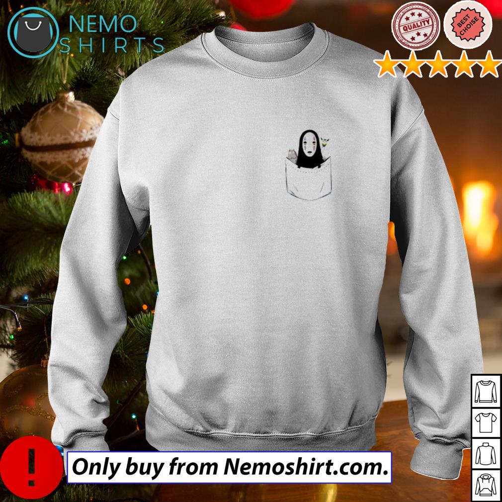 Kaonashi Pocket - Adult & Kids T-Shirts, Sweatshirts & Hoodies apparel design preview 4