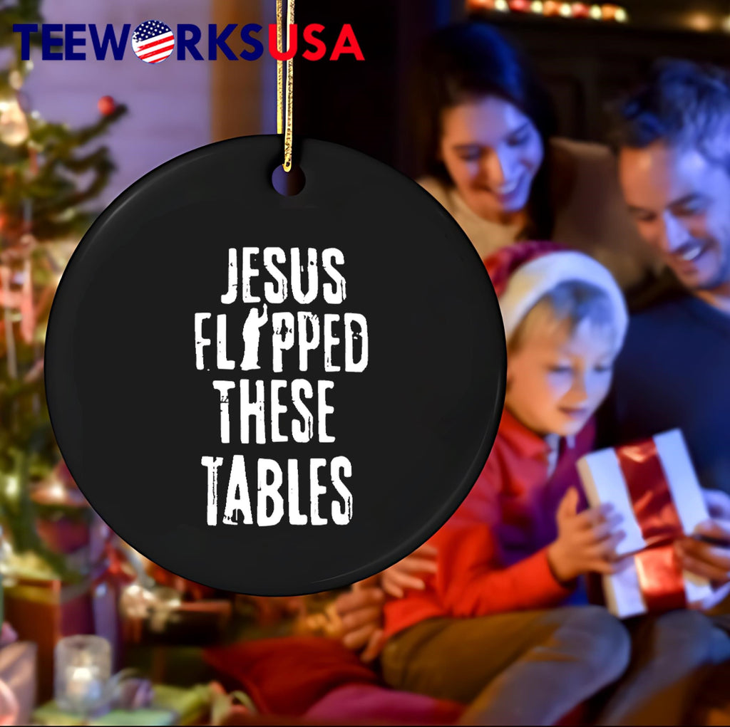 Billy Porter Jesus Flipped These Tables - Adult & Kids T-Shirts, Sweatshirts & Hoodies apparel design preview 4