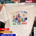 Inside out characters it's okay to feel all the feels - Adult & Kids T-Shirts, Sweatshirts & Hoodies apparel design preview 1