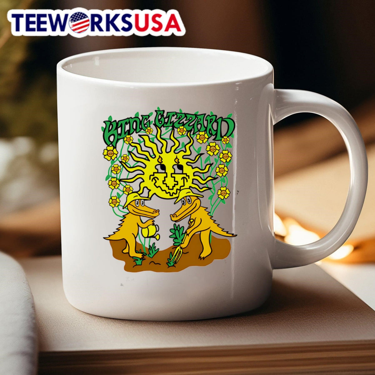 King Gizzard Garden Gator - Adult & Kids T-Shirts, Sweatshirts & Hoodies apparel design preview 4