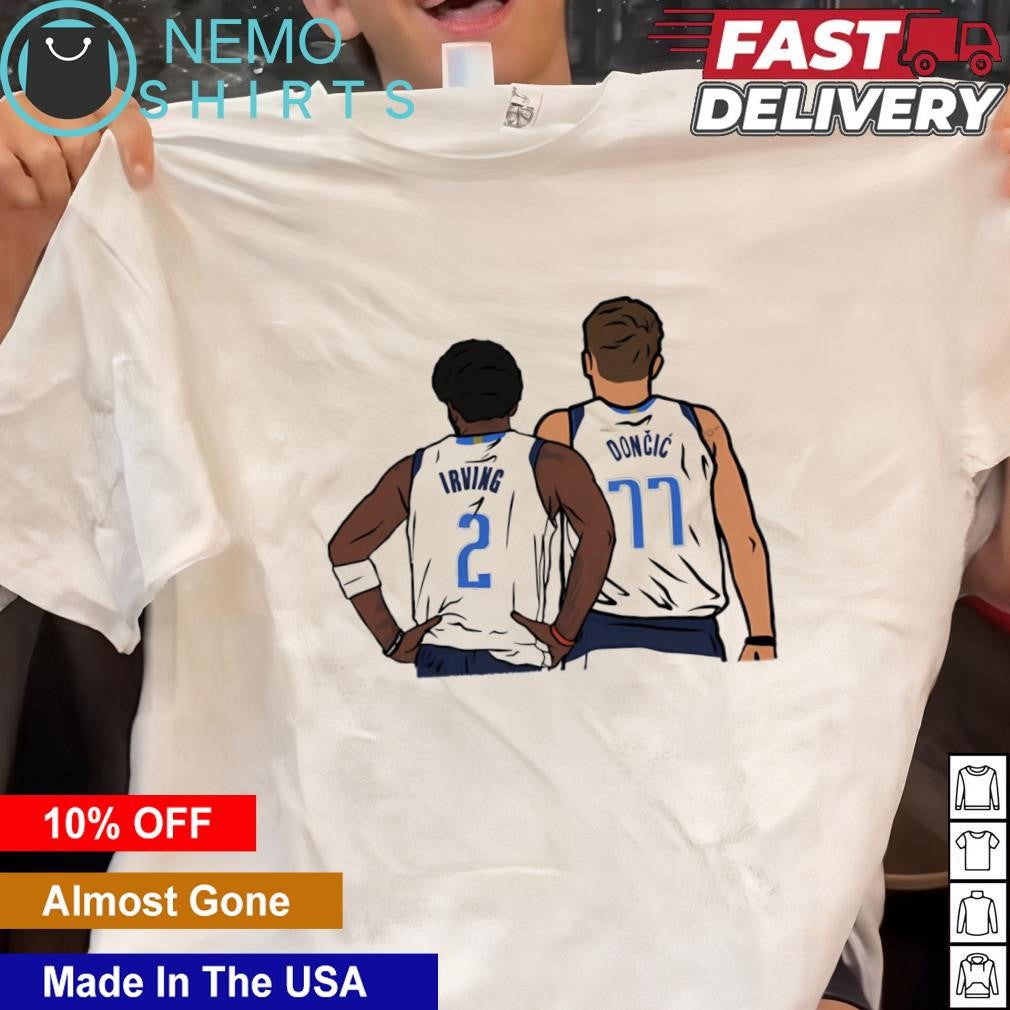 Luka and Kyrie Dallas Mavericks cartoon - Adult & Kids T-Shirts, Sweatshirts & Hoodies apparel design preview 1