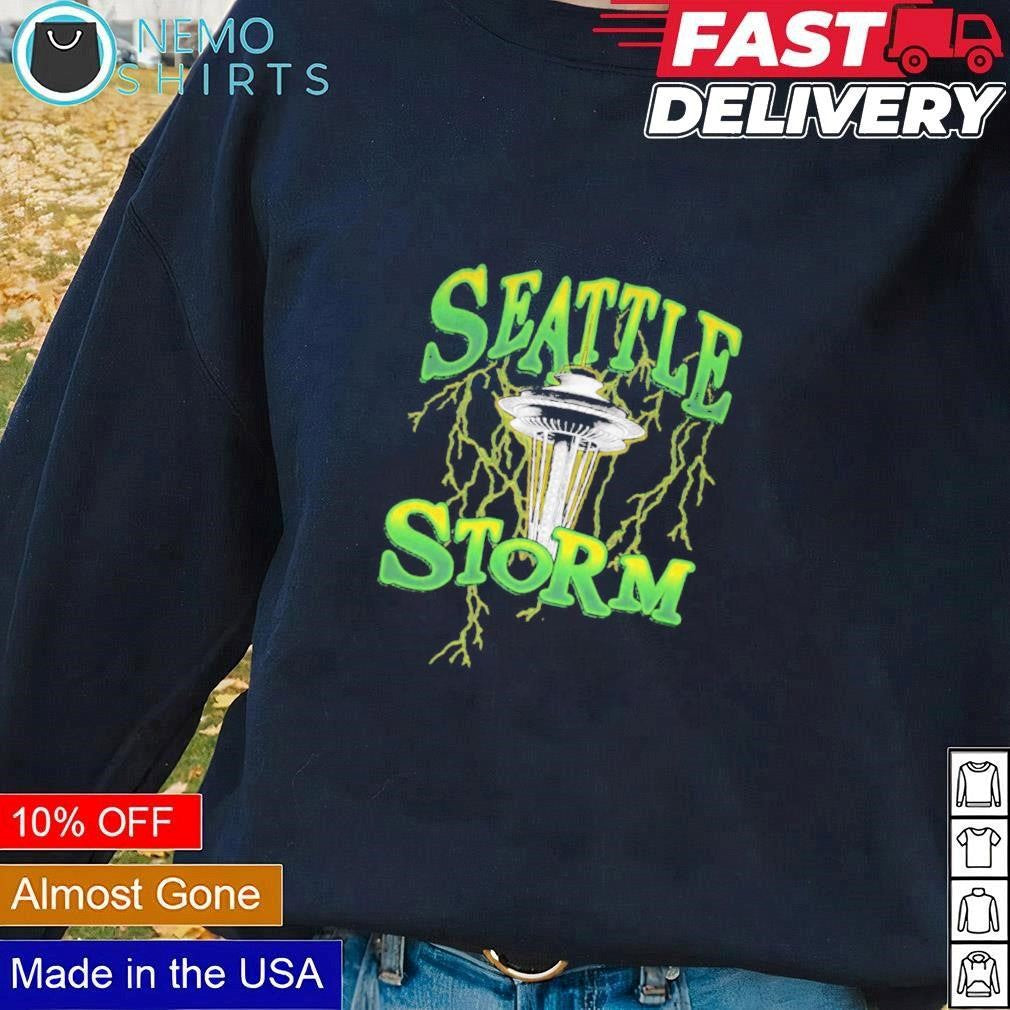 Seattle Storm storming - Adult & Kids T-Shirts, Sweatshirts & Hoodies apparel design preview 3