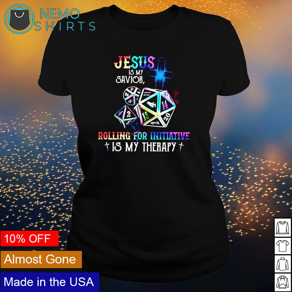 Dungeons Dragons Jesus is my savior rolling for - Adult & Kids T-Shirts, Sweatshirts & Hoodies apparel design preview 3
