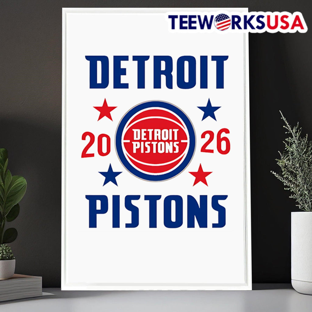 Detroit Pistons Playoffs '26 Stars - Adult & Kids T-Shirts, Sweatshirts & Hoodies apparel design preview 6