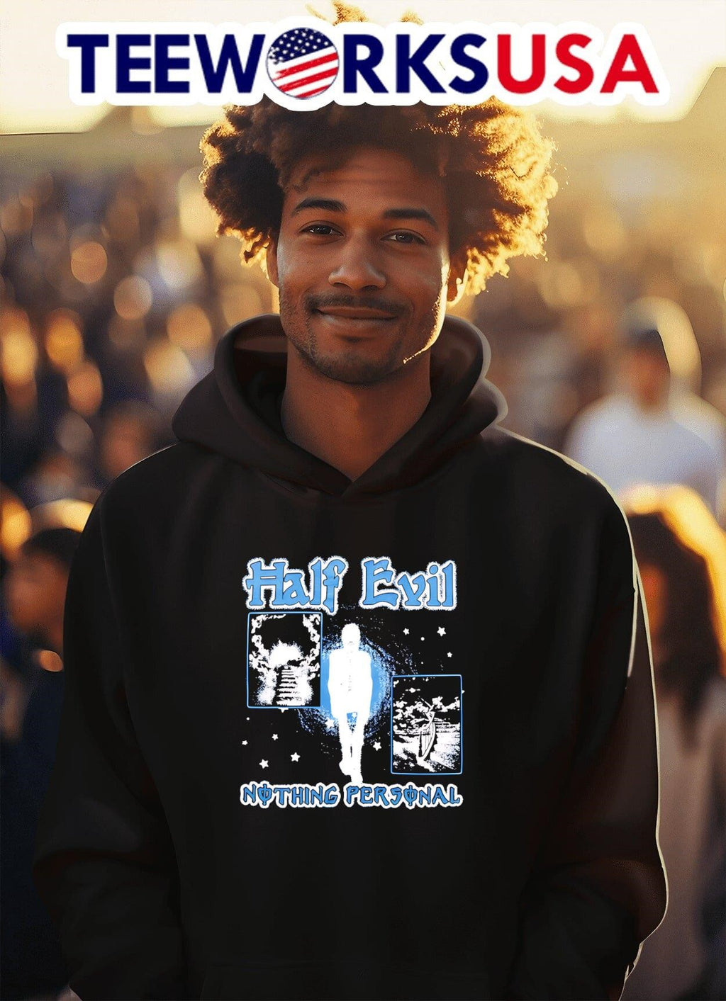 Half Evil And Nothing Personal The Stairway To - Adult & Kids T-Shirts, Sweatshirts & Hoodies apparel design preview 2