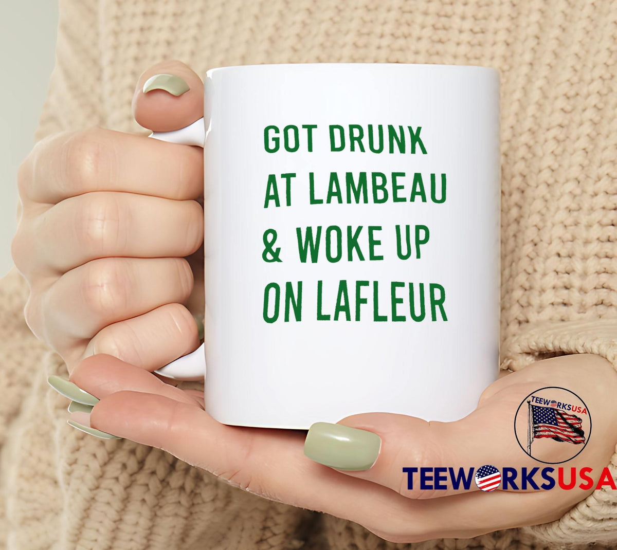 Green Bay Packers Got Drunk At Lambeau and Woke Up On - Adult & Kids T-Shirts, Sweatshirts & Hoodies apparel design preview 6