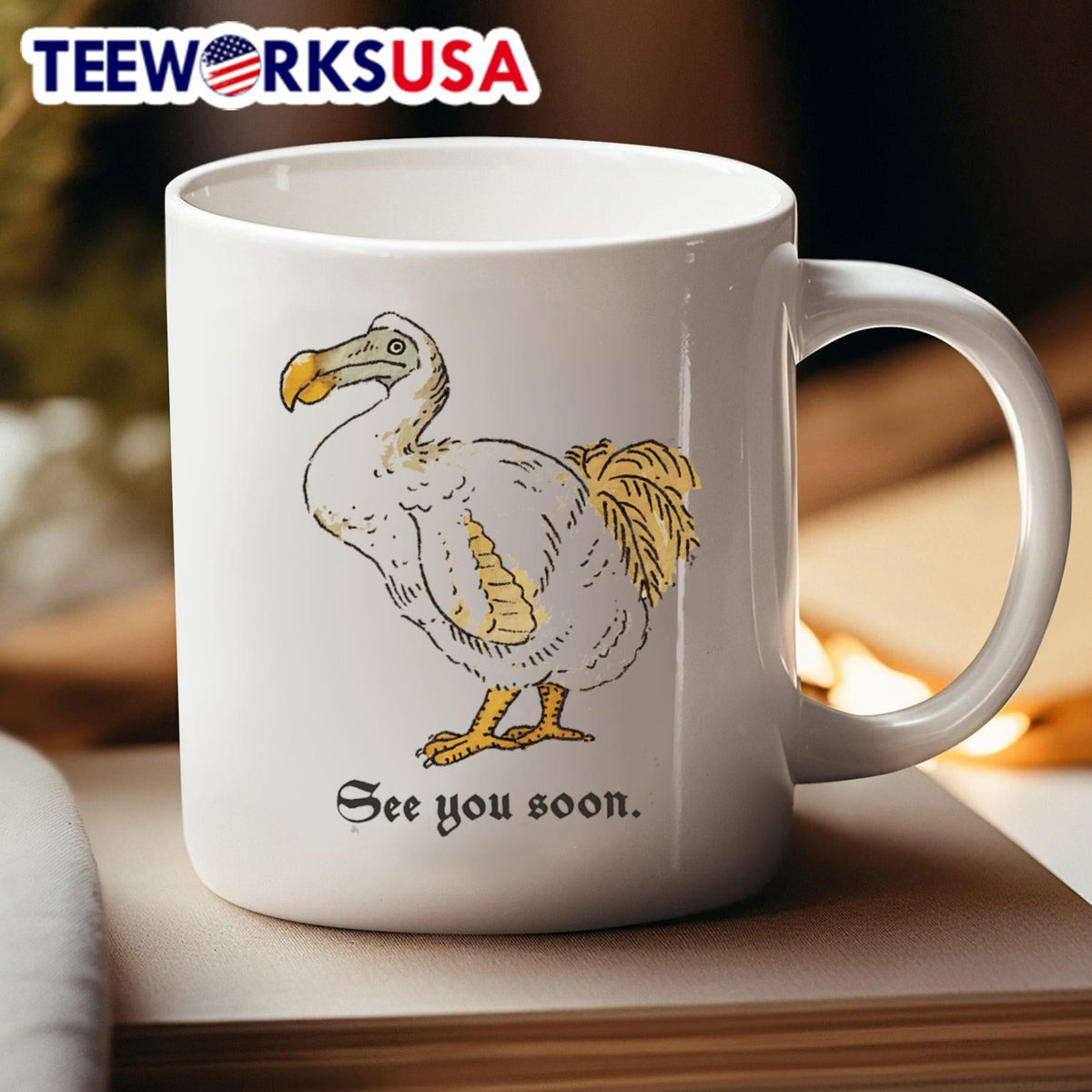 Dodo Raphus cucullatus see you soon - Adult & Kids T-Shirts, Sweatshirts & Hoodies apparel design preview 4