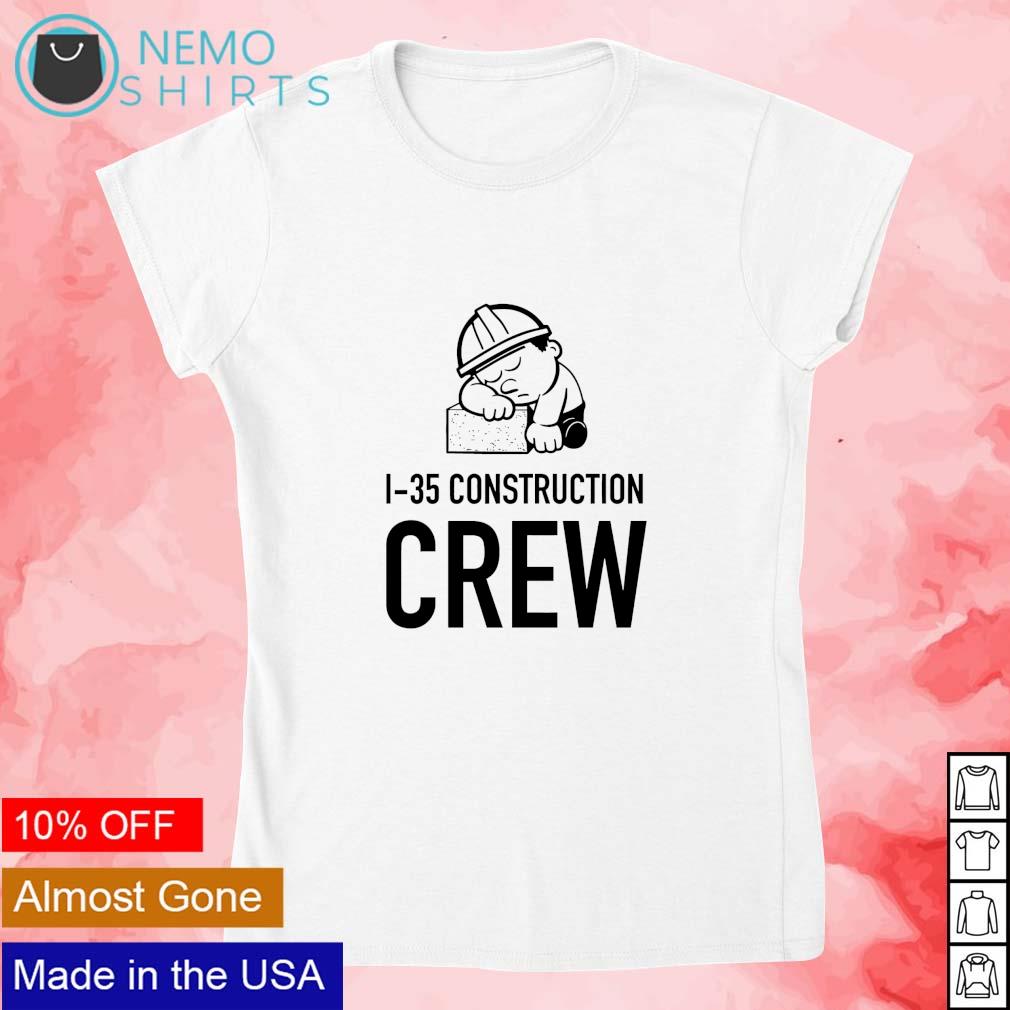 I35 constuction crew sleepy man - Adult & Kids T-Shirts, Sweatshirts & Hoodies apparel design preview 4