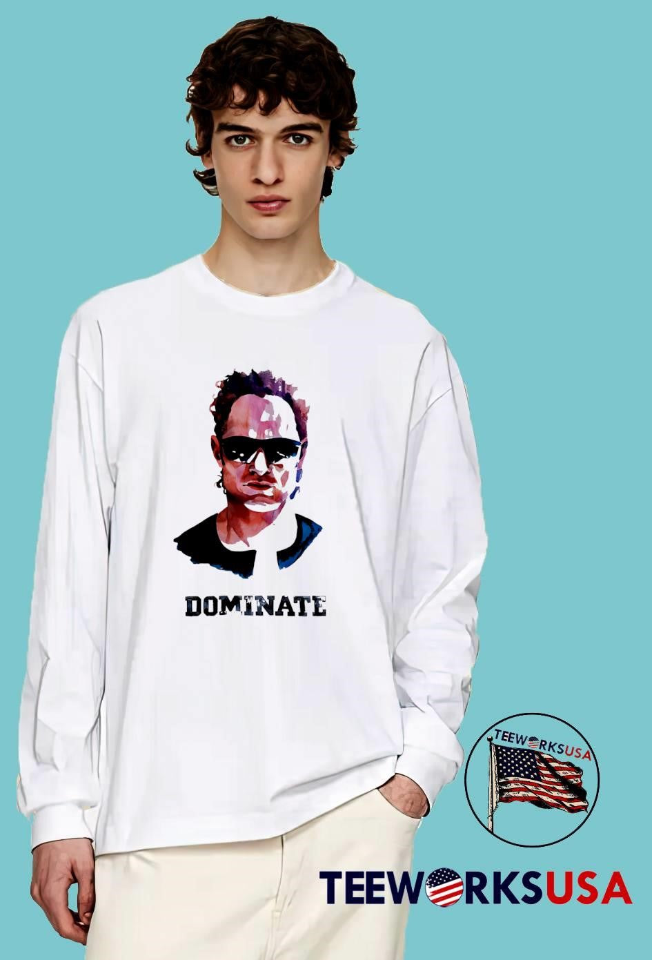 Win Lose Dominate classic - Adult & Kids T-Shirts, Sweatshirts & Hoodies apparel design preview 3