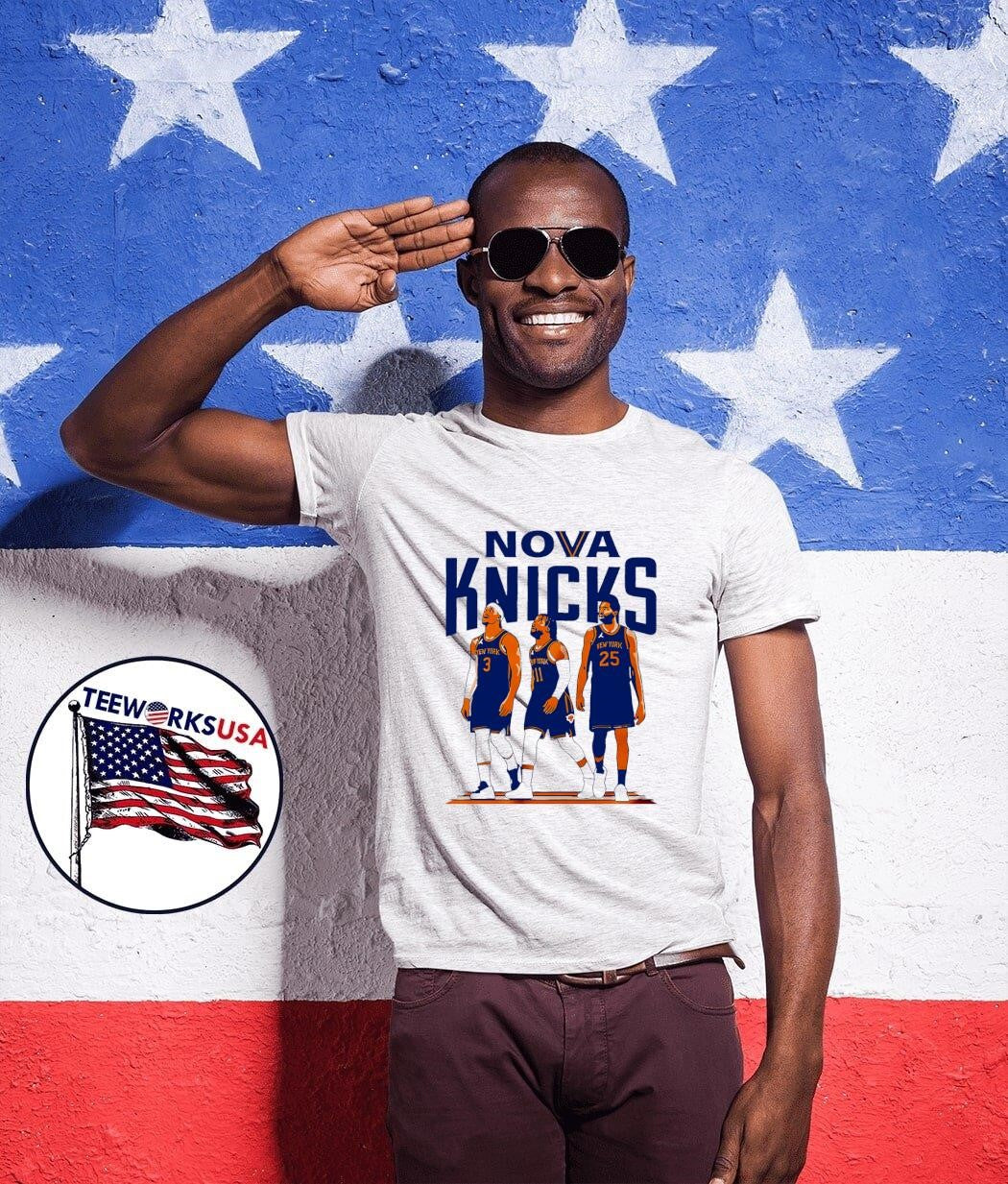 Nova Knicks HBB - Adult & Kids T-Shirts, Sweatshirts & Hoodies apparel design preview 1