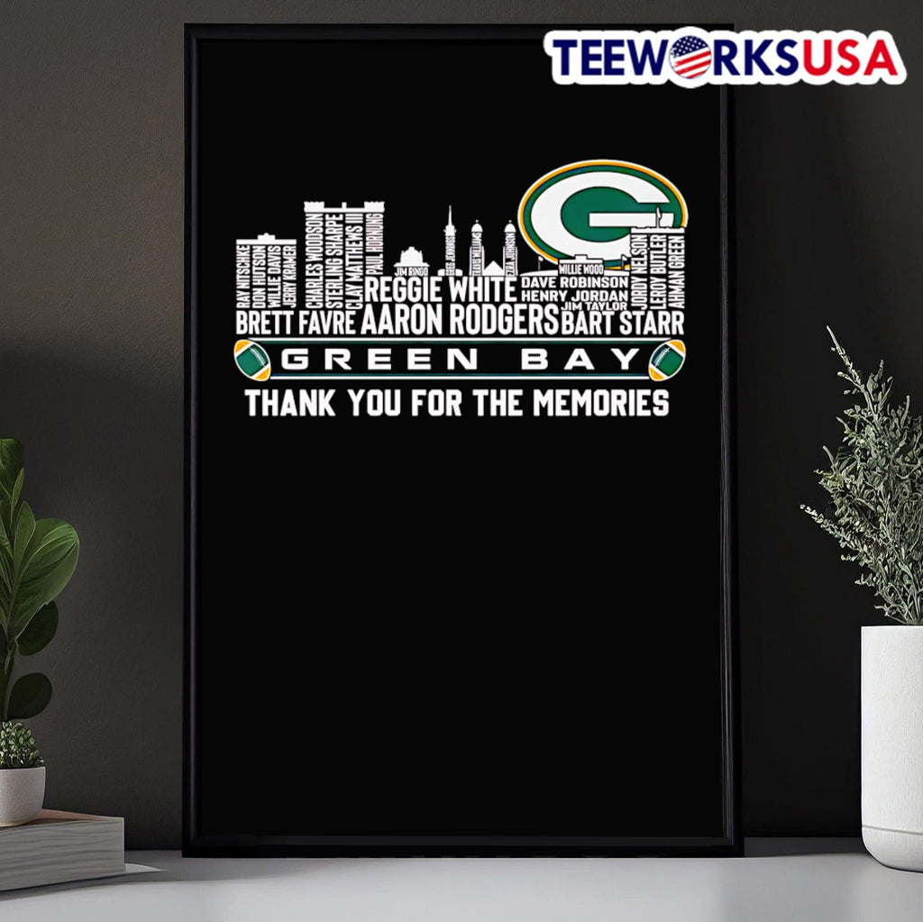 Skyline city Green Bay thank you for the memories - Adult & Kids T-Shirts, Sweatshirts & Hoodies apparel design preview 5