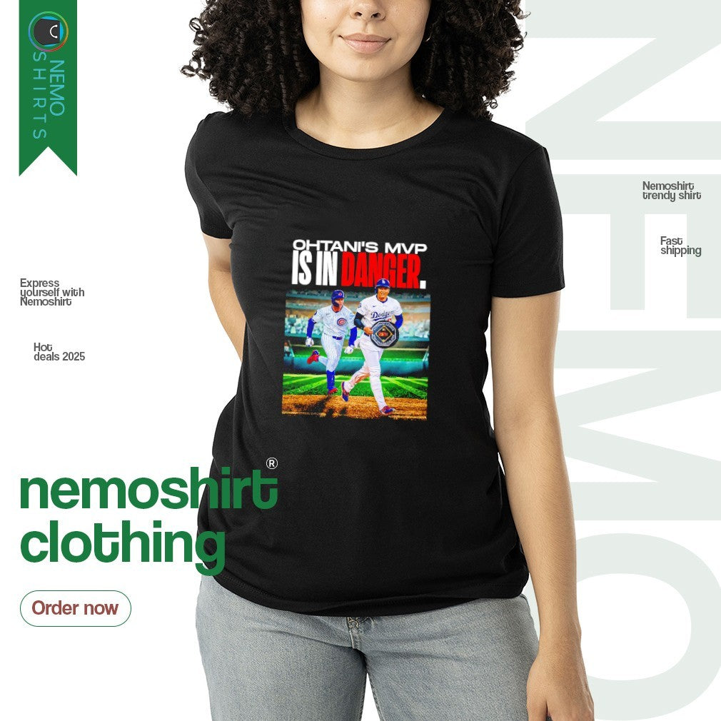 Ohtani's MVP is in danger Ohtani and Pete - Adult & Kids T-Shirts, Sweatshirts & Hoodies apparel design preview 3