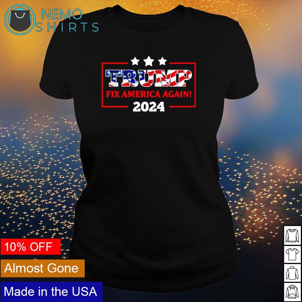 Trump fix America again 2024 - Adult & Kids T-Shirts, Sweatshirts & Hoodies product image 3