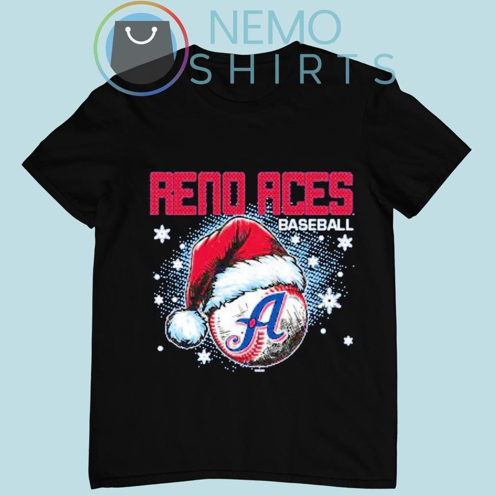 Reno Aces baseball with santa hat Christmas - Adult & Kids T-Shirts, Sweatshirts & Hoodies apparel design preview 4