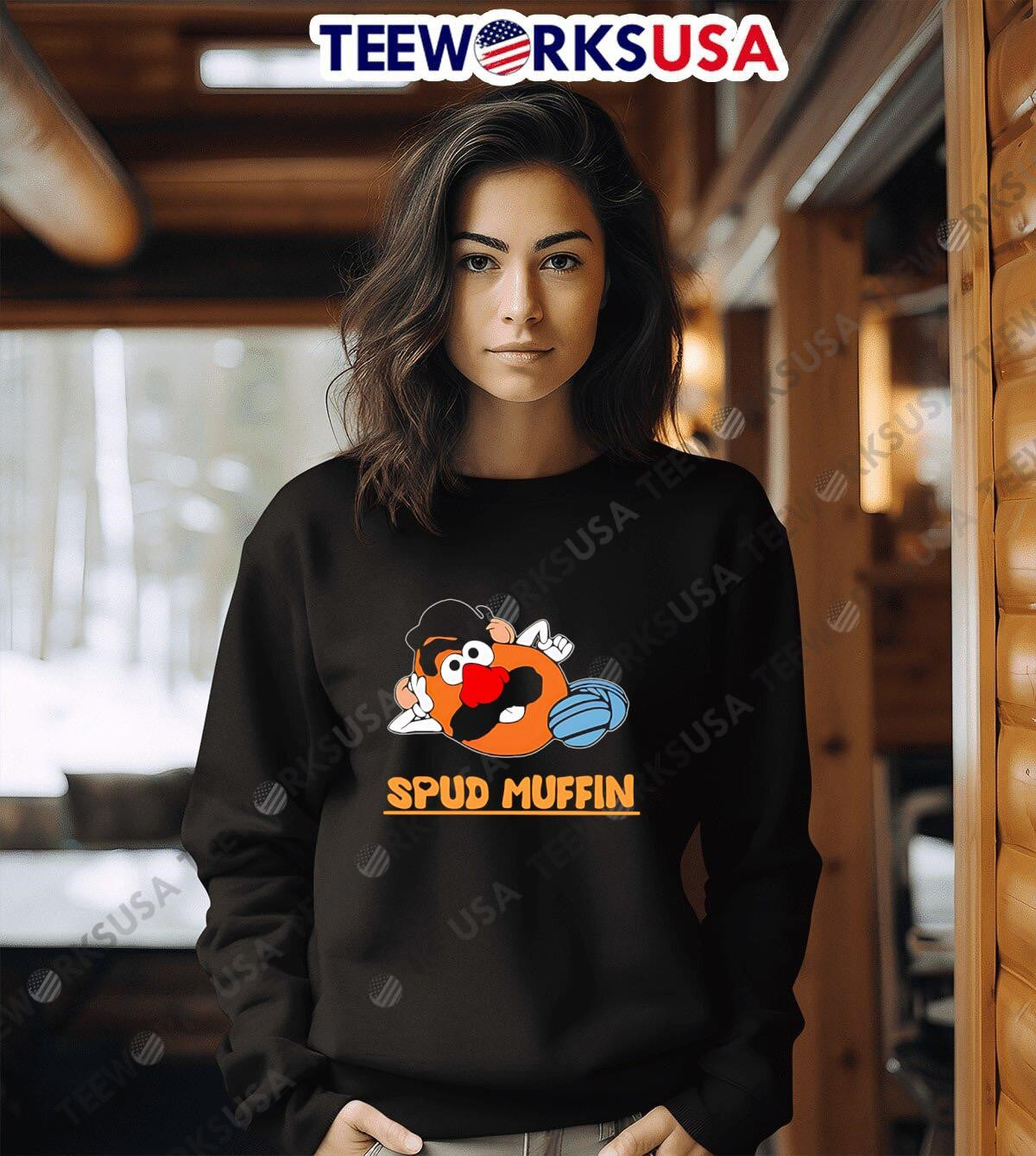 Spud Muffin Mr. Potato Head - Adult & Kids T-Shirts, Sweatshirts & Hoodies apparel design preview 6
