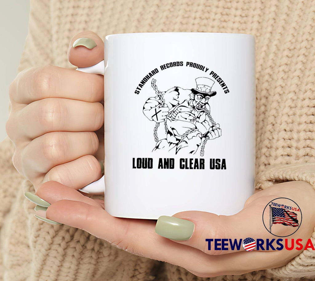 Standhard Records Proudly Presents Uncle Sam Breaking - Adult & Kids T-Shirts, Sweatshirts & Hoodies apparel design preview 4