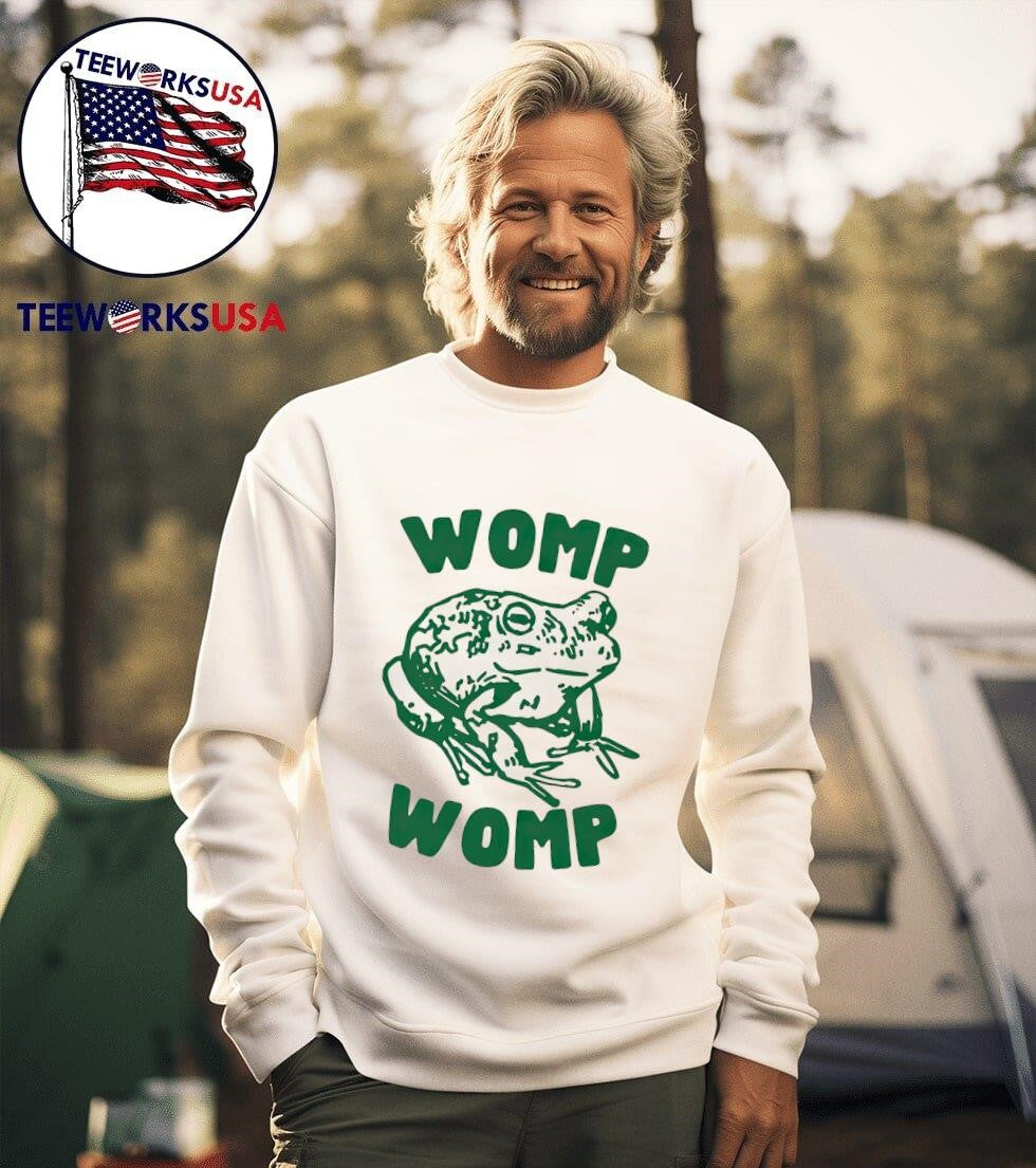 Womp frog funny - Adult & Kids T-Shirts, Sweatshirts & Hoodies apparel design preview 3