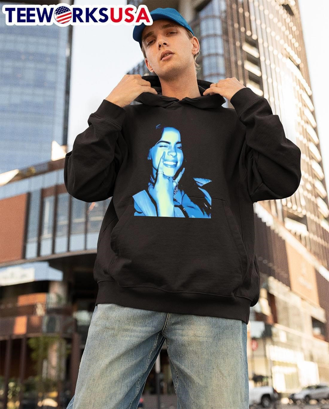 Billie Eilish tour classic - Adult & Kids T-Shirts, Sweatshirts & Hoodies apparel design preview 3