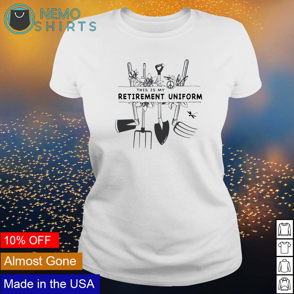 Gardening this is my retirement uniform - Adult & Kids T-Shirts, Sweatshirts & Hoodies apparel design preview 3