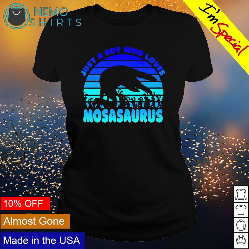 Just a boy who loves mosasaurus - Adult & Kids T-Shirts, Sweatshirts & Hoodies apparel design preview 3