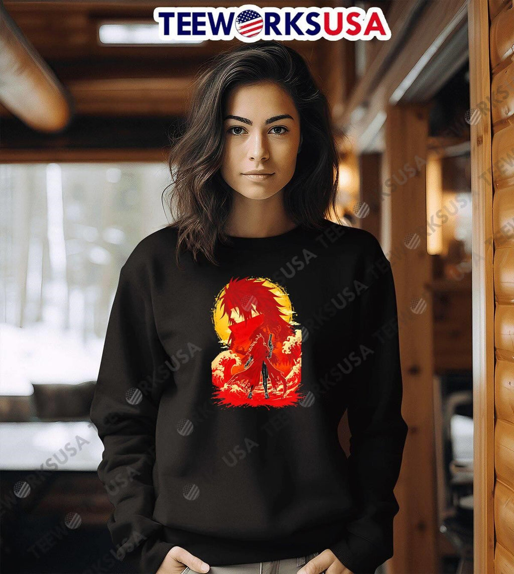Vincent Valentine Final Fantasy VII action anime - Adult & Kids T-Shirts, Sweatshirts & Hoodies apparel design preview 6