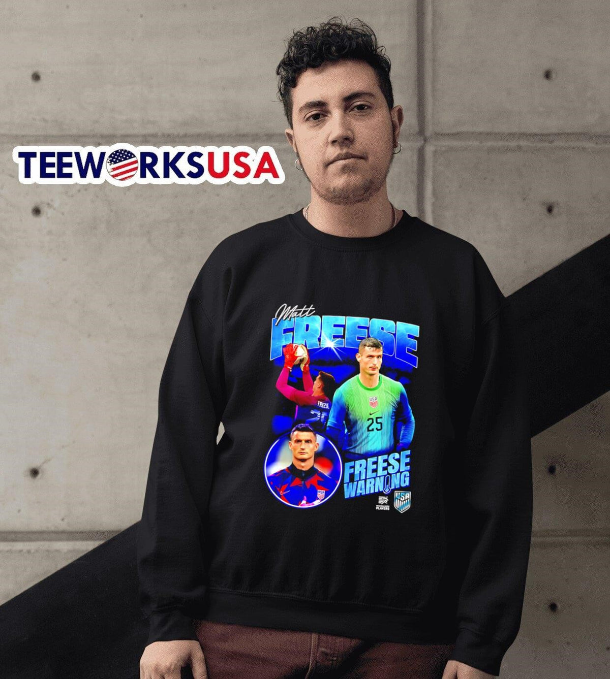 Matt Freese Warning graphic - Adult & Kids T-Shirts, Sweatshirts & Hoodies apparel design preview 6