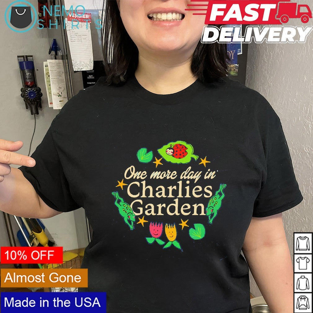 One more day in Charlie's garden - Adult & Kids T-Shirts, Sweatshirts & Hoodies apparel design preview 2