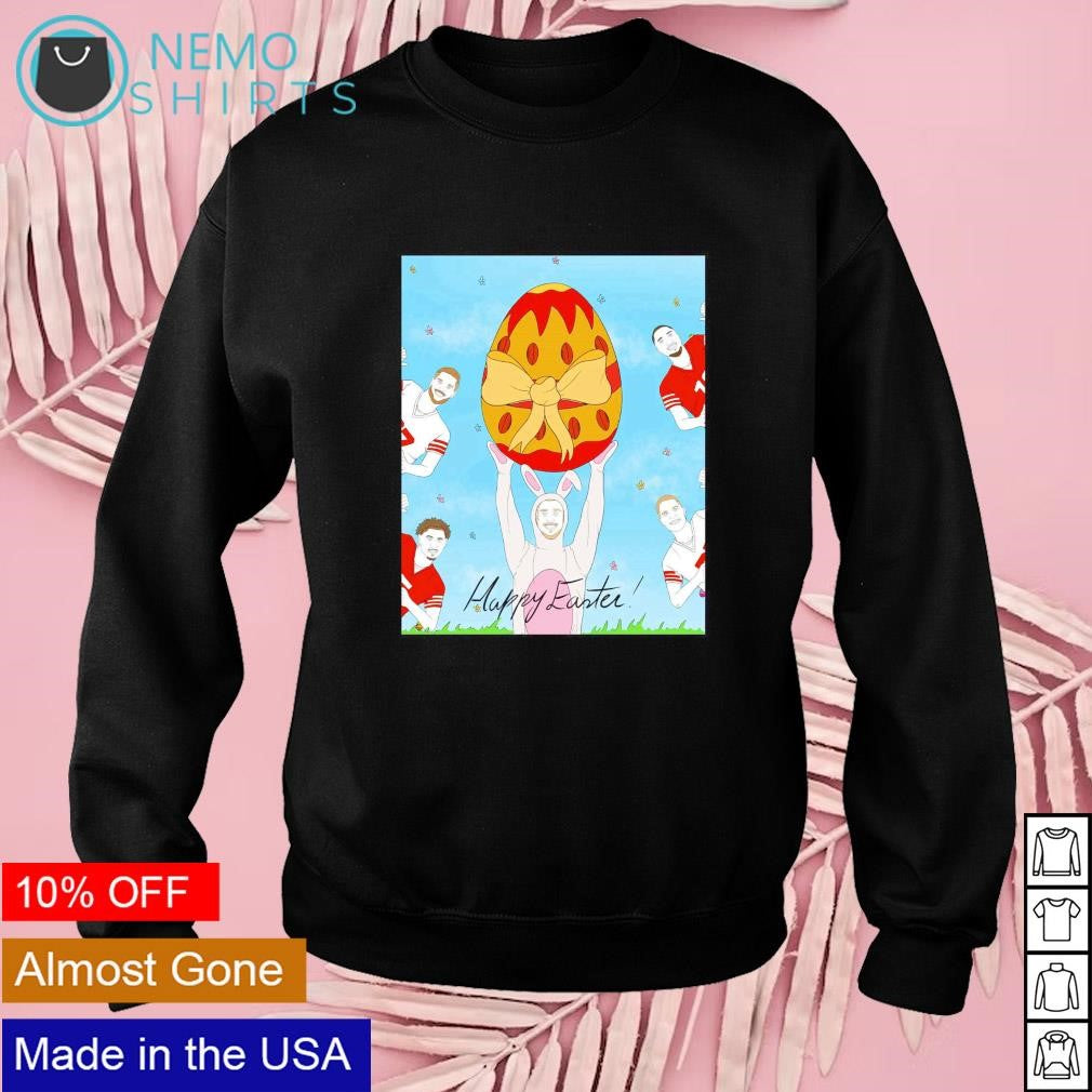 Happy Easter everyone SF 49ers - Adult & Kids T-Shirts, Sweatshirts & Hoodies apparel design preview 3