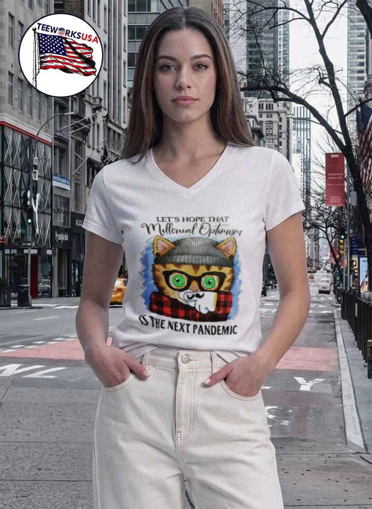 Let's Hope That Millenial Optimism Is The Next - Adult & Kids T-Shirts, Sweatshirts & Hoodies apparel design preview 7