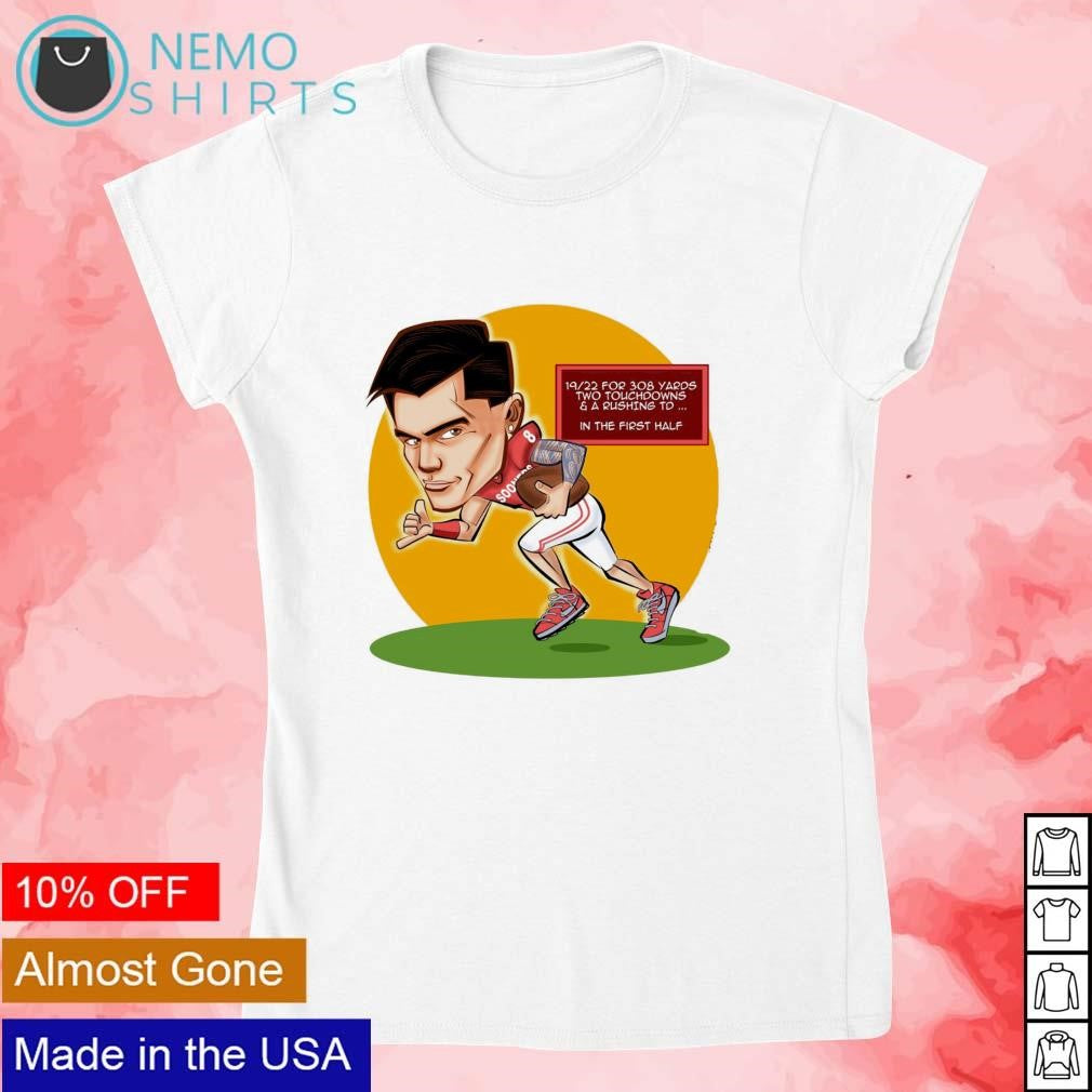 Oklahoma Sooners Dillon Gabriel 308 yards two - Adult & Kids T-Shirts, Sweatshirts & Hoodies apparel design preview 4