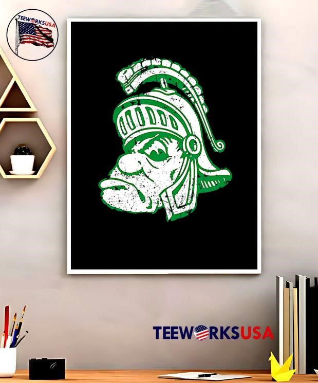 Michigan State University Spartans Big head logo - Adult & Kids T-Shirts, Sweatshirts & Hoodies apparel design preview 5