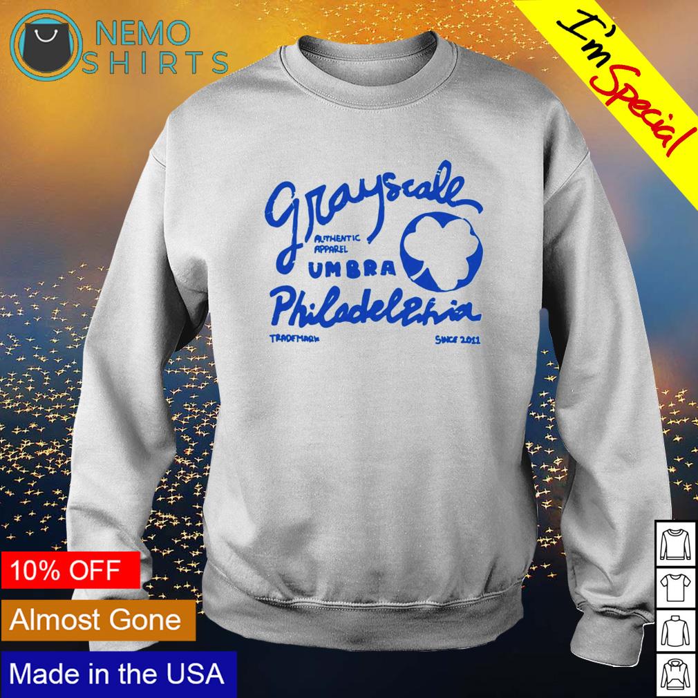 Grayscale umbra Philadelphia - Adult & Kids T-Shirts, Sweatshirts & Hoodies apparel design preview 4