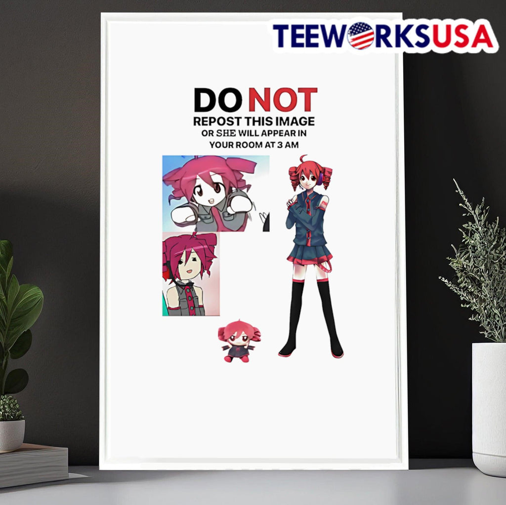 Kasane Teto do not repost this image or she will - Adult & Kids T-Shirts, Sweatshirts & Hoodies apparel design preview 6