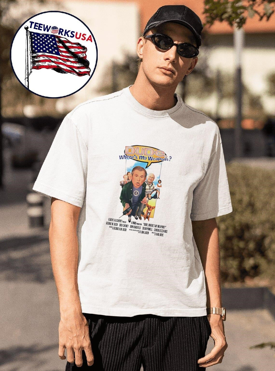 Dudes where's my weapons - Adult & Kids T-Shirts, Sweatshirts & Hoodies apparel design preview 1
