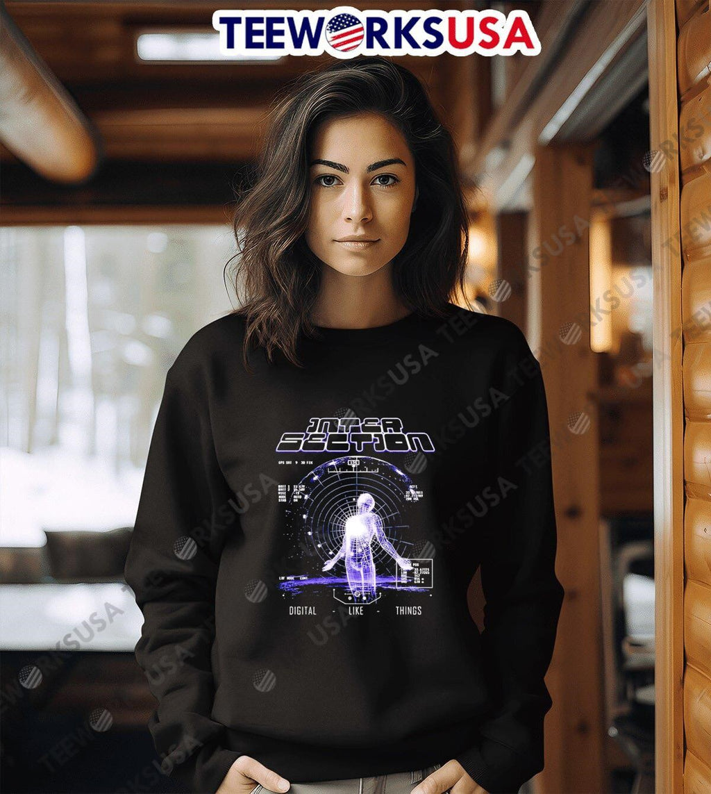 Intersection Digital Like Things quantum form - Adult & Kids T-Shirts, Sweatshirts & Hoodies apparel design preview 6